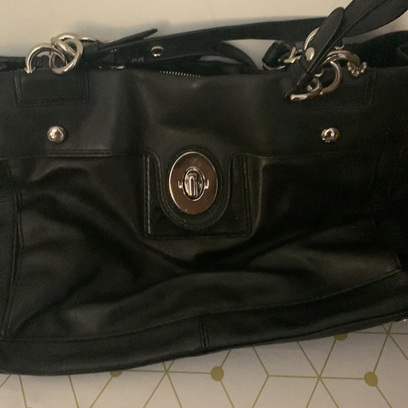 Black Coach purse - Picture 2 of 11
